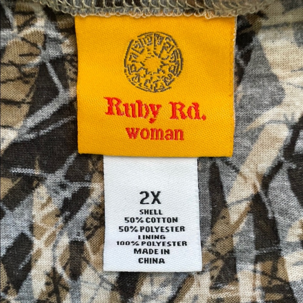 Ruby Rd tee size 2x - Picture 4 of 4